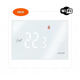 Termostato touch wi-fi da parete programmabile per Caldaia mod. FEEL 2 - Tecnoswitch