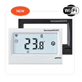 Termostato touch wi-fi da incasso programmabile per Caldaia mod. INFEEL 2 - Tecnoswitch