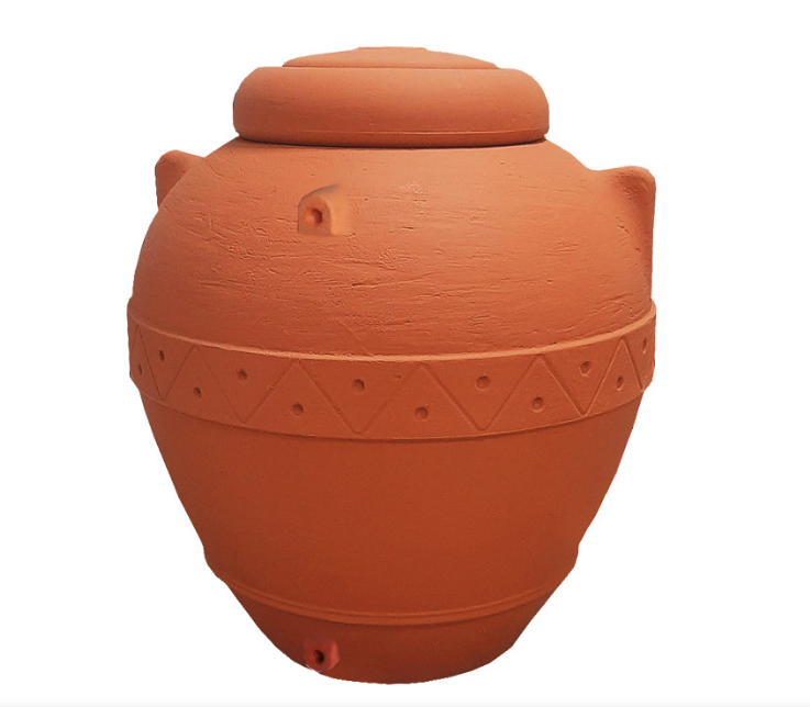 Serbatoio per Acqua Potabile color terracotta Litri 500 Orcio - Giurgola