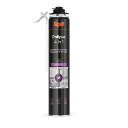 Schiuma poliuretanica 4 in 1 a doppia erogazione, manuale e per pistola, bombola da 750 ml - Sigill